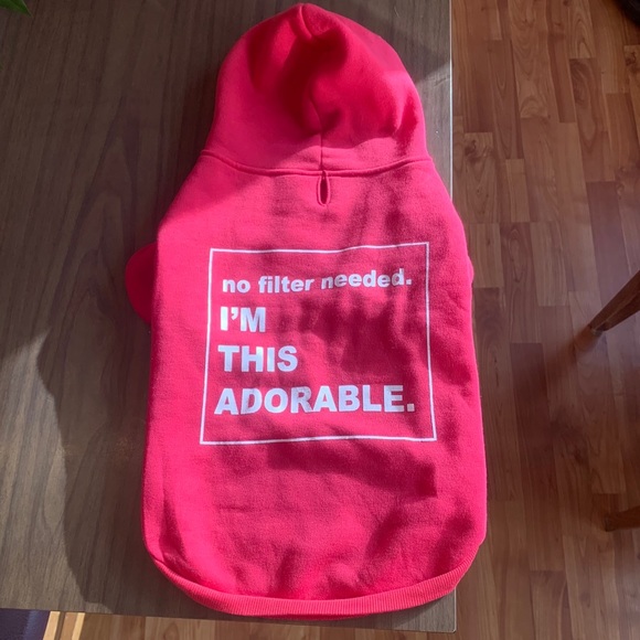 Heart to Tail Other - Dog Sweatshirt Hoodie Pink Sweater No Filter